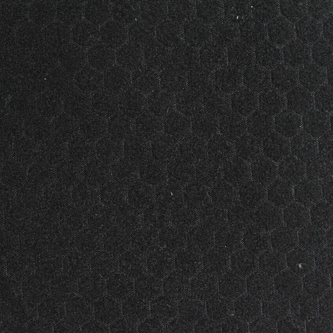 Black Tone-on-Tone Jacquard, Polyester, 280 gsm