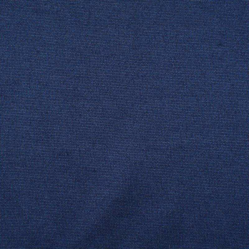 Polyester Cotton Jersey Knit Fabric, 150 gsm, 155 cm — Navy