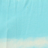 Light Blue Abstract Rib Knit, Cotton