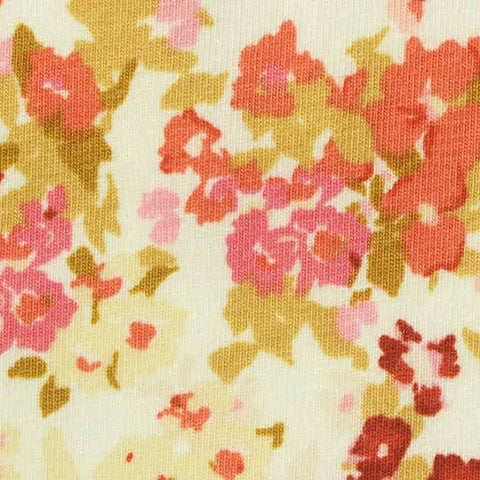 Printed Cotton Modal Stretch Jersey Knit Fabric, 185 gsm, 160 cm — Beige