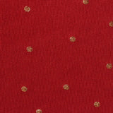 Brushed Polyester Stretch Chunky Knit Fabric, 180 gsm, 155 cm — Red