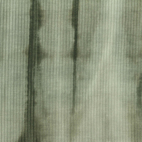 Green Abstract Rib Knit, Viscose