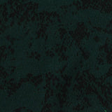 Dark Green Abstract Chunky Knit, Polyester