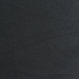 Polyester Cotton Interlock Knit Fabric, 220 gsm, 165 cm — Black