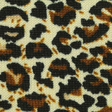 Black Leopard Jersey Knit, Polyester — texture