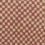 Red Check Milk Silk Knit, Polyester