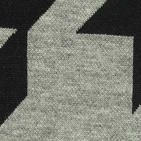 Black Houndstooth Jacquard, Poly-Viscose, 350 gsm, 155 cm