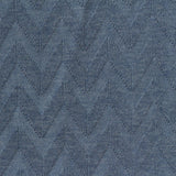 Blue Tone-on-Tone Chevron Pointelle Knit, Poly-Viscose