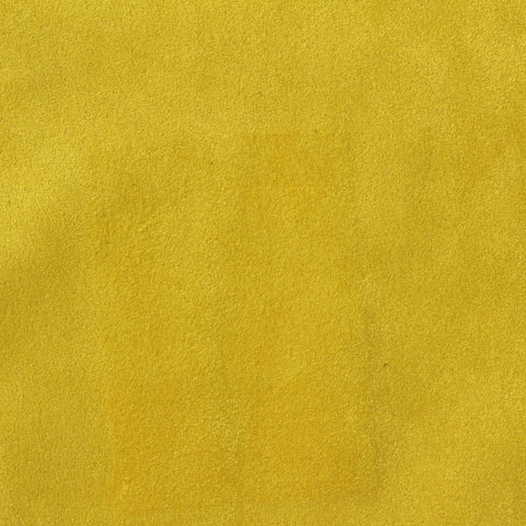 Polyester Stretch Faux Suede Fabric, 330 gsm, 145 cm — Yellow