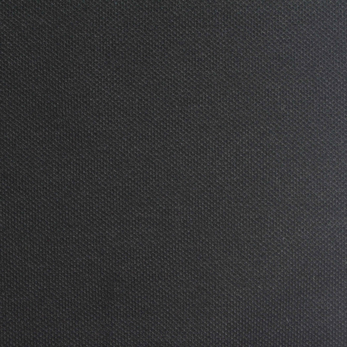 Cotton Stretch Piqué Knit Fabric, 180 gsm, 180 cm — Black