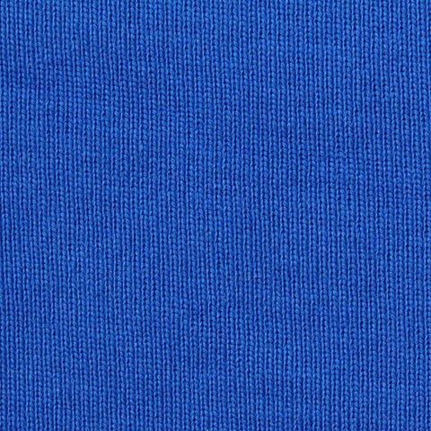 100% Cotton Rib Knit Fabric, 320 gsm, 180 cm — Blue