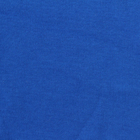 100% Cotton Rib Knit Fabric, 320 gsm, 180 cm — Blue