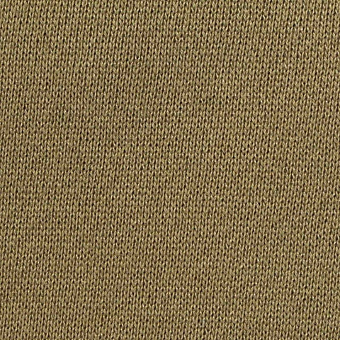 Brushed Polyester Cotton French Terry Fabric, 280 gsm, 165 cm — Khaki