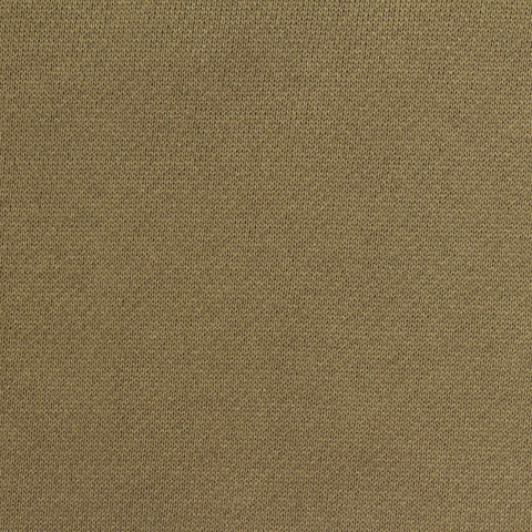 Brushed Polyester Cotton French Terry Fabric, 280 gsm, 165 cm — Khaki