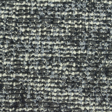 Black Marl Bouclé, Poly-Cotton, 240 gsm
