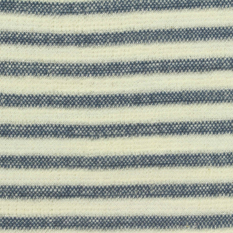 Cream Stripes Bouclé, Cotton-Poly