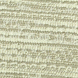 Off-White Horizontal-Stripe Bouclé, Poly-Cotton — texture