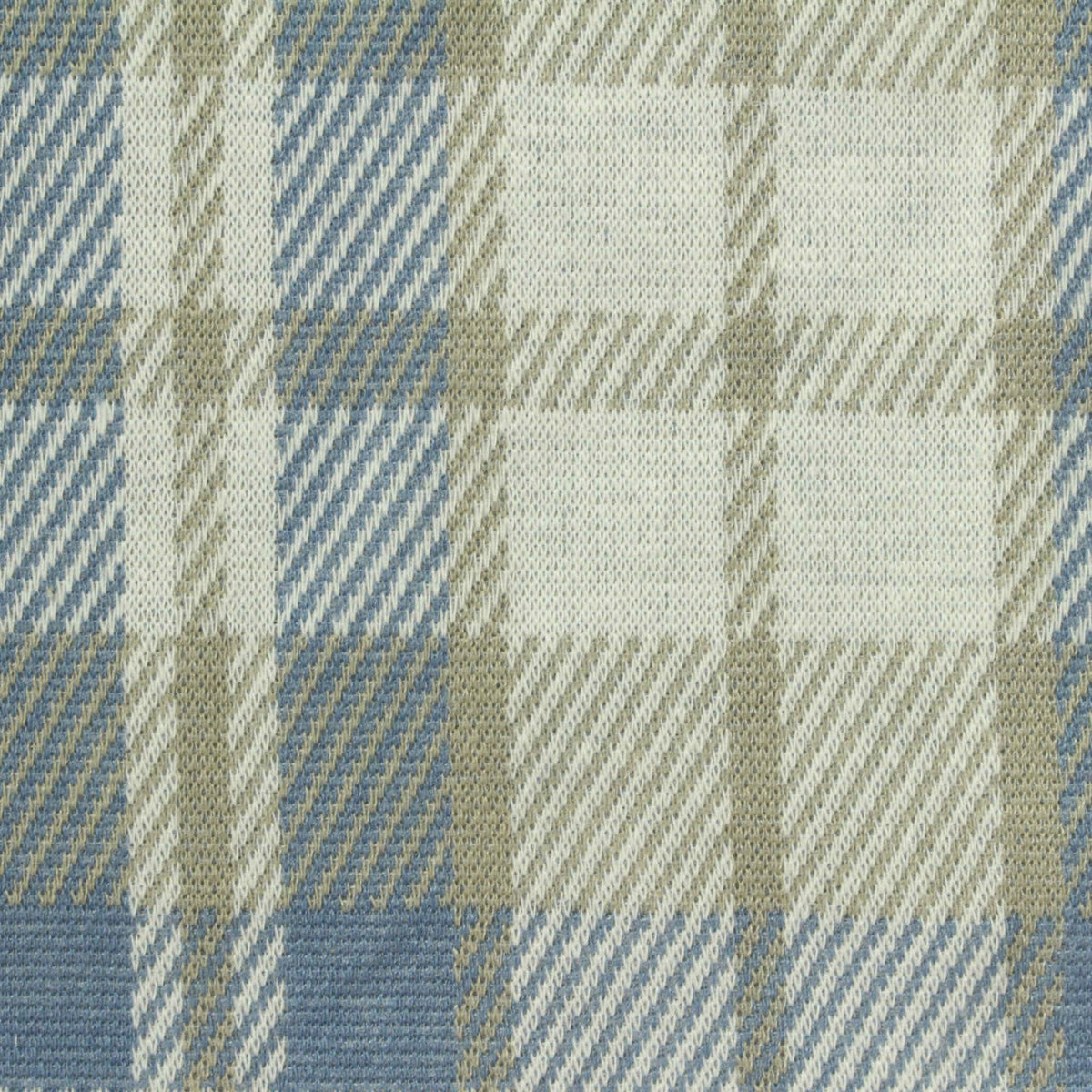 Blue Plaid Jacquard, Polyester