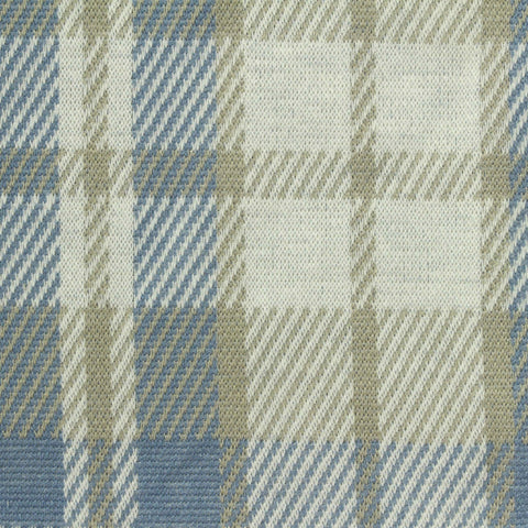 Blue Plaid Jacquard, Polyester