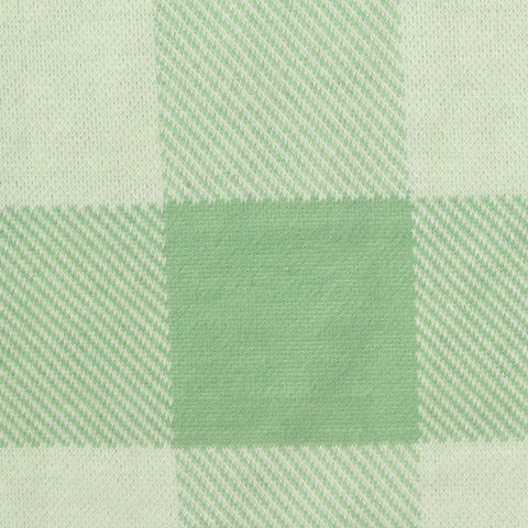 Light Green Check Jacquard, Polyester, 250 gsm