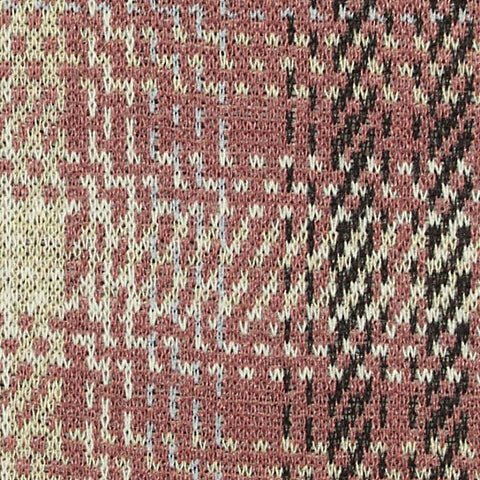 Cream Bold-Plaid Jacquard, Polyester
