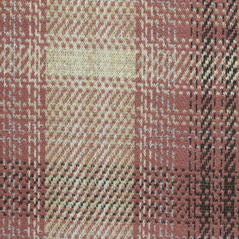 Cream Bold-Plaid Jacquard, Polyester