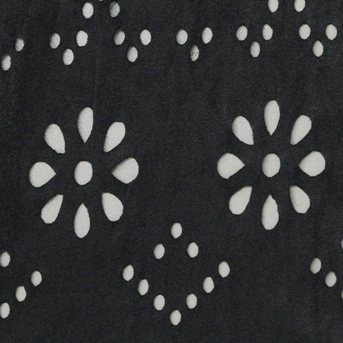 Black Bold-Floral Crepe, Polyester