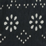Black Bold-Floral Crepe, Polyester