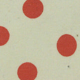 Red Polka-Dot Ponte Knit, Cotton-Poly — texture