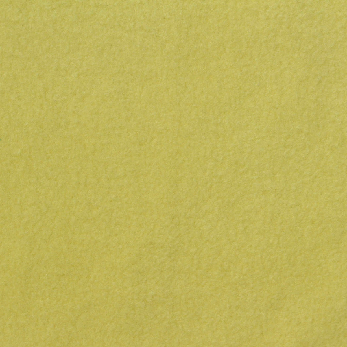 Brushed Polyester Cotton Fleece Fabric, 330 gsm, 185 cm — Yellow