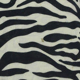 Black Zebra Knit, Poly-Viscose