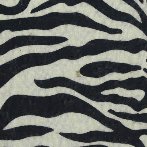 Black Zebra Knit, Poly-Viscose