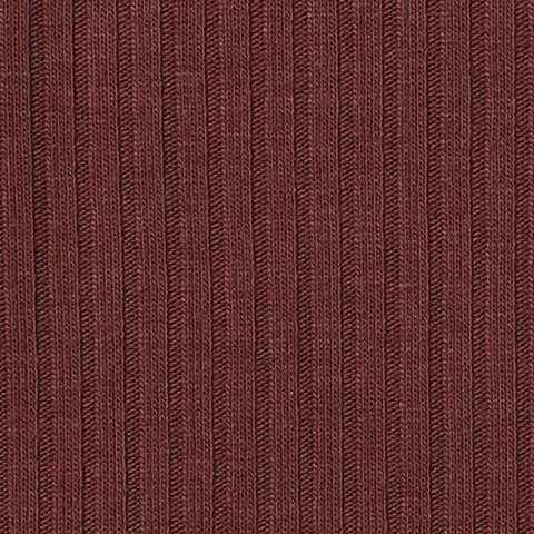 Polyester Viscose Stretch Rib Knit Fabric, 205 gsm, 150 cm — Red, ref EF-264971