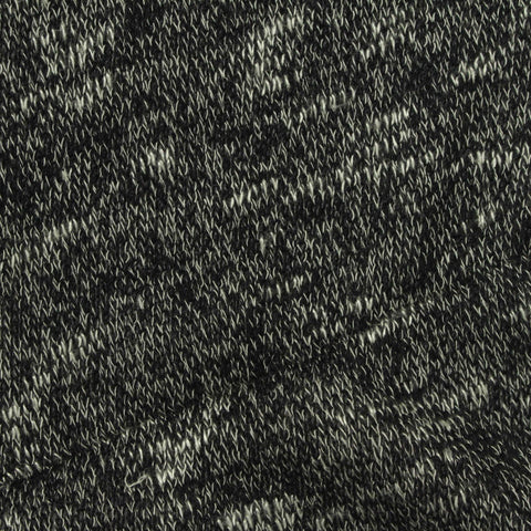 Black Marl Chunky Knit, Poly-Viscose, 160 gsm