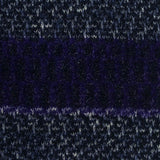 Dark Blue Horizontal-Stripe Knit, Poly-Viscose