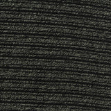 Black Horizontal-Stripe Chunky Knit, Poly-Viscose