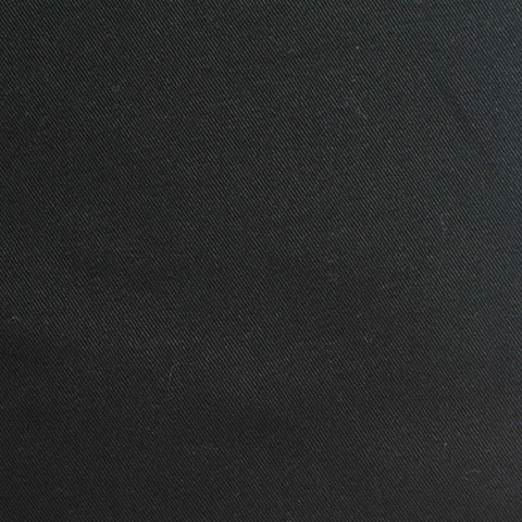 Viscose Polyester Stretch Twill Fabric, 210 gsm, 160 cm — Black
