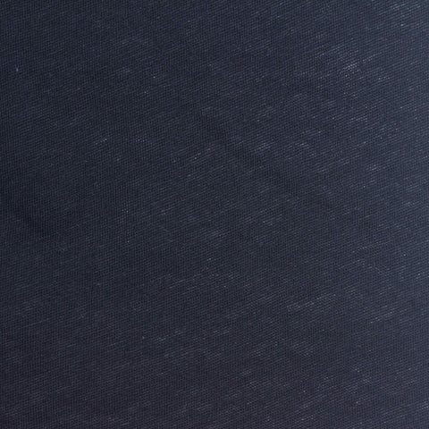 Dark Blue Marl Jersey Knit, Cotton