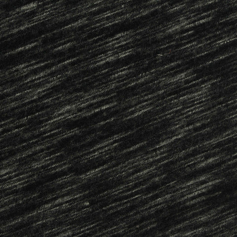 Dark Grey Marl Interlock Knit, Polyester, 330 gsm