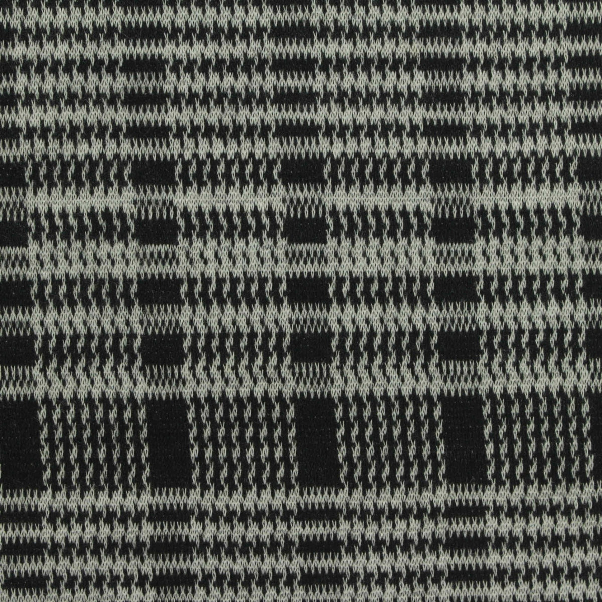 Black Houndstooth Jacquard, Polyester, 280 gsm, 160 cm, ref EF-265009