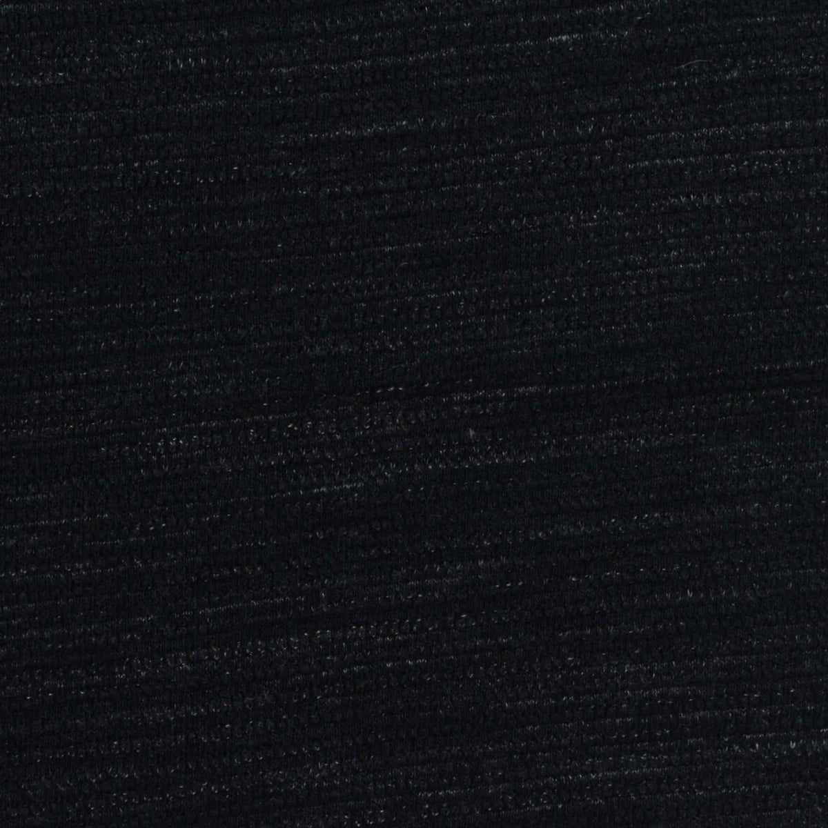 Black Marl Jersey Knit, Cotton-Poly, 240 gsm