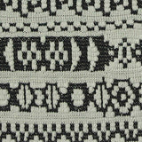 Black Bands Interlock Knit, Polyester — texture
