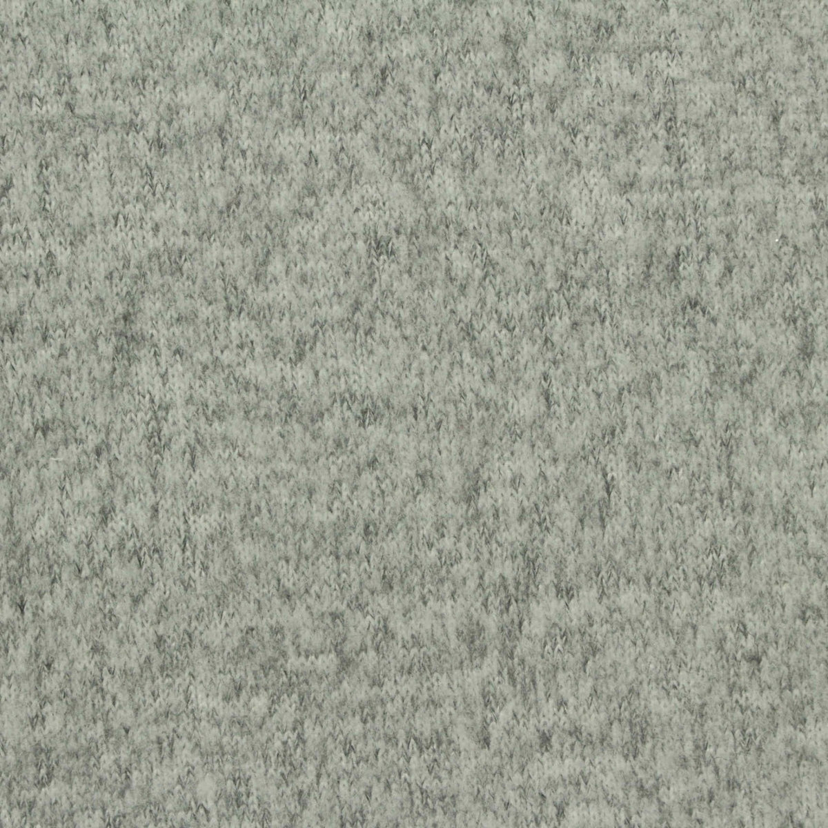 Brushed Polyester Stretch Chunky Knit Fabric, 220 gsm, 160 cm — Grey