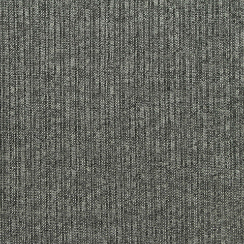 Heathered Grey Marl Rib Knit, Polyester, 310 gsm, 160 cm