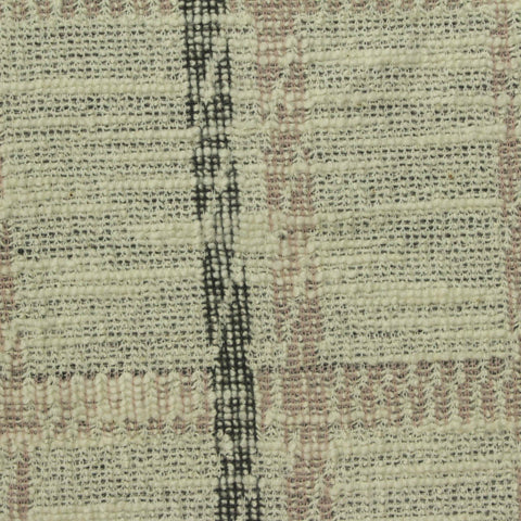 Black Stripes Bouclé, Cotton-Poly
