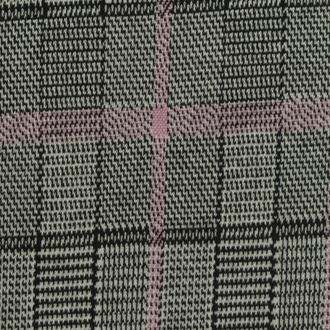 Black Plaid Bouclé