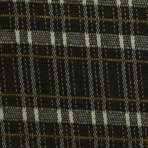 Black Plaid Bouclé, Polyester, 280 gsm