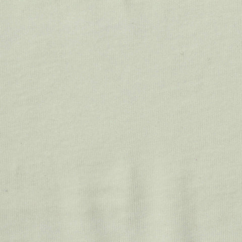 Cotton Viscose Stretch Rib Knit Fabric, 230 gsm, 170 cm — White