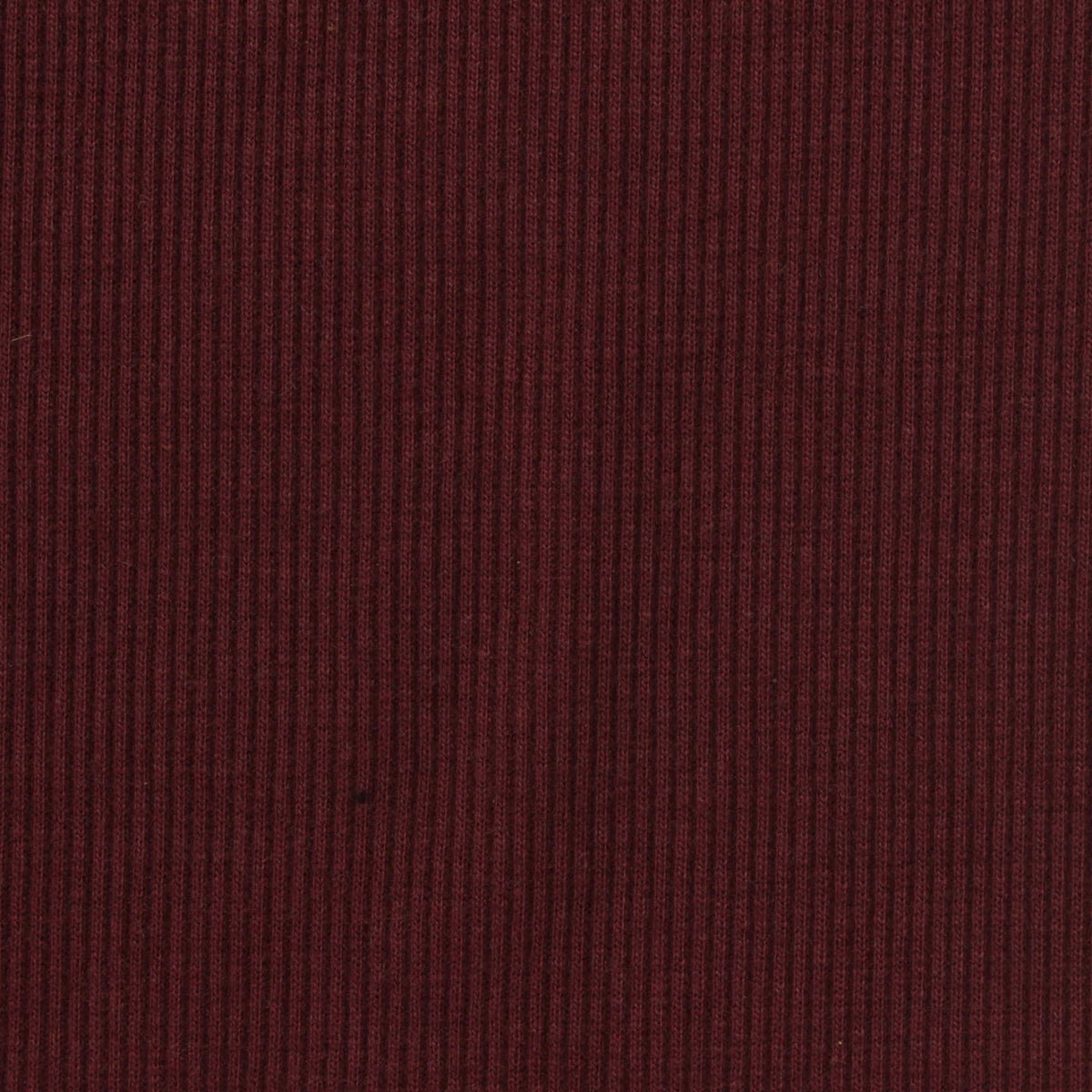 Cotton Polyester Stretch Rib Knit Fabric, 340 gsm, 135 cm — Red