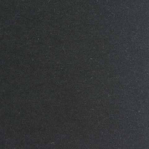 Cotton Stretch Rib Knit Fabric, 225 gsm, 175 cm — Grey
